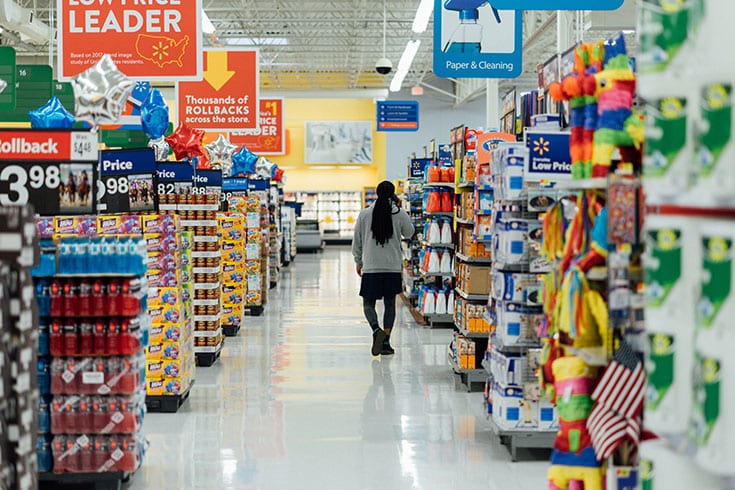 Walmart Strains to Keep Grocery Aisles Stocked - The New York Times