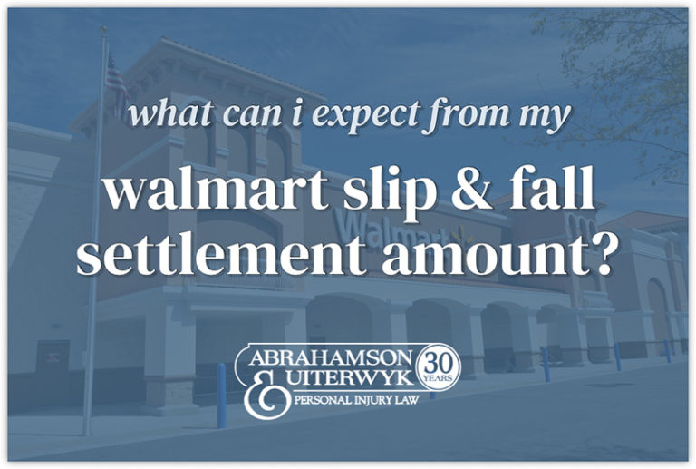 Recent Walmart Slip and Fall Settlements How Much Can I Get
